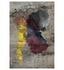 Abstract Art 16"x24" Stretched and Framed in Teakwood Art Print