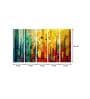Abstract Multicolour Frame Modern Art Panel
