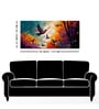 Abstract Of Forest Landscape With Birds Canvas Wall Painting