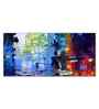 Cityscape Abstract Premium Canvas Wall Painting