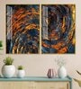 Abstract Background Geometric Art Acrylic Framed Art Panel (Set Of 2)