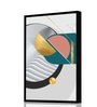 Abstract Multicolour Synthetic Wood Wall Art