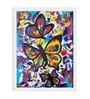 Abstract Butterfly Handmade Acrylic Paint On Canvas Unframed