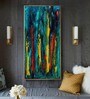 Rendezvous Multicolour Canvas Framed Art Print