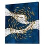 22 Inches Abstract Canvas Stretched Wall Art Painting
