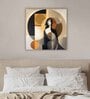 22 Inches Abstract Canvas Stretched Wall Art Printed Pinting