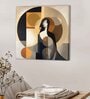 22 Inches Abstract Canvas Stretched Wall Art Printed Pinting