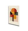 Abstract Circle and Square Prints Set of 4 Canvas Wall Painting Stretch Canvas Frame