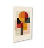 Abstract Circle and Square Prints Set of 4 Canvas Wall Painting Stretch Canvas Frame