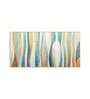 Abstract Colorfall Glass Finish Horizontal Wall Art