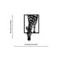 Abstract Design Zebra Metal Art Animal Wall Decor