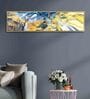 Abstract Designs Blue And Yellow Canvas Art Print