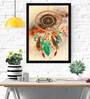 Abstract Dreamcatcher  Texture Paper Framed Art Print 