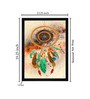 Abstract Dreamcatcher  Texture Paper Framed Art Print 