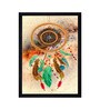 Abstract Dreamcatcher  Texture Paper Framed Art Print 