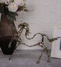 Abstract Equine Silver Horse Sculptures
