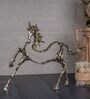 Abstract Equine Silver Horse Sculptures