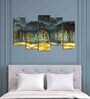 Abstract Eye Wall Mdf Art Panels Set of 5 Frames