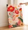 Abstract Floral Stretched Canvas Painting