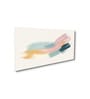 Abstract Four-Piece Painting Set Canvas Painting White Frame