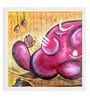 Abstract Ganesha Handmade Acrylic Paint On Canvas Unframed