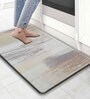 Abstract Microfibre 30x18 Inches Anti Skid Door Mat