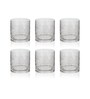 Abstract Gleam Whiskey Glass 285 Ml (Set Of 6)