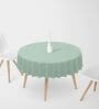 Abstract (54x54) Green Canvas Table Cloth