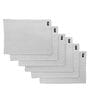 Abstract Grey Cotton 19 X13 Inches Placemats (Set of 6)