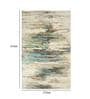 Multicolor Wool And Viscose Abstract 2  x 3  Feet Hand Tufted Carpet