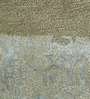 Blue Abstract Wool And Viscose 4 ft x 6 ft Hand Tufted Carpet