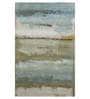 Blue Wool And Viscose Abstract 5 x 8 Feet Hand Tufted Carpet