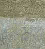 Blue Wool And Viscose Abstract 5 x 8 Feet Hand Tufted Carpet
