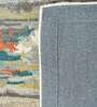 Grey Abstract Wool And Viscose 8 ft x 10 ft Hand Tufted Carpet
