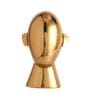 Head Gold Aluminium Human Figurine