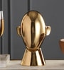 Head Gold Aluminium Human Figurine