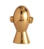Head Gold Aluminium Human Figurine