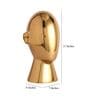 Head Gold Aluminium Human Figurine