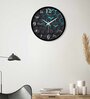 Abstract Hexagonal Designer Purple Plastic Wall Clock
