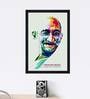 Abstract Mahatma Gandhi Framed Canvas Art Print