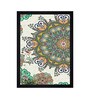 Cora Multicolour Wood & MDF Framed Art Print