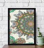Cora Multicolour Wood & MDF Framed Art Print