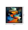 Multi Color Modern Art Canvas Art Printation