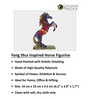 Abstract Multi Colour Horse Decor 6.2 Inch