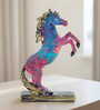 Abstract Multi Colour Horse Decor 6.2 Inch