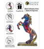 Abstract Multi Colour Horse Decor 6.2 Inch