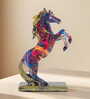 Abstract Multi Colour Horse Decor 6.2 Inch