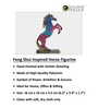 Abstract Multi Colour Horse Decor 6.2 Inch