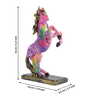 Abstract Multi Colour Horse Decor 6.2 Inch