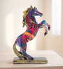 Abstract Multi Colour Horse Decor 6.2 Inch
